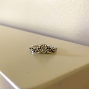 Pandora ring- Fairy Tale Tiara Wishbone Ring- 5.2